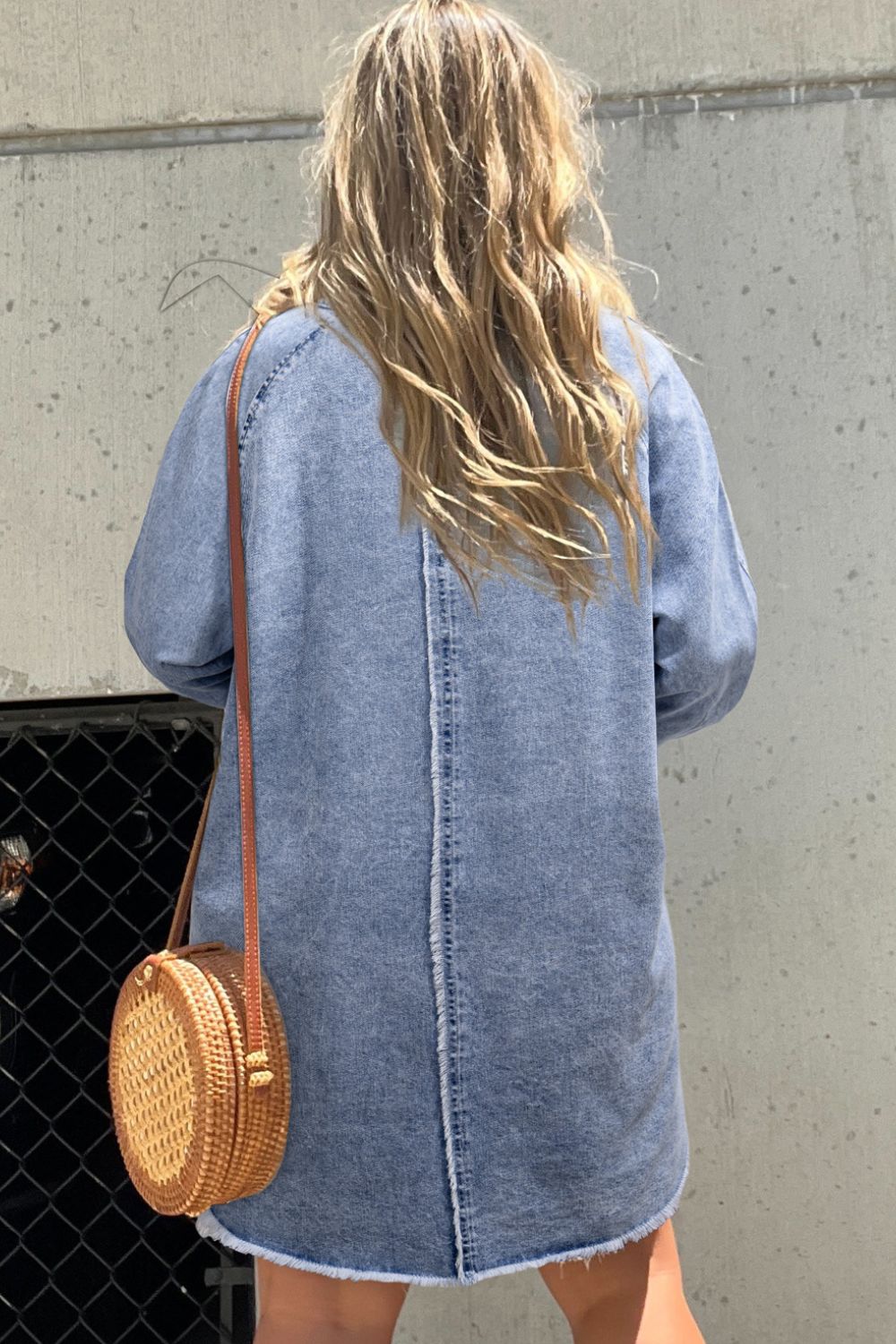 raw hem denim dress Women Sleeveless V Neck Button Down Frayed Hem Short Denim Dress  Lookbook  Store