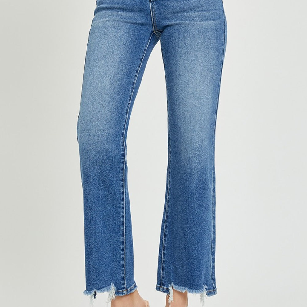 
                      
                        RISEN High Rise Straight Jeans
                      
                    