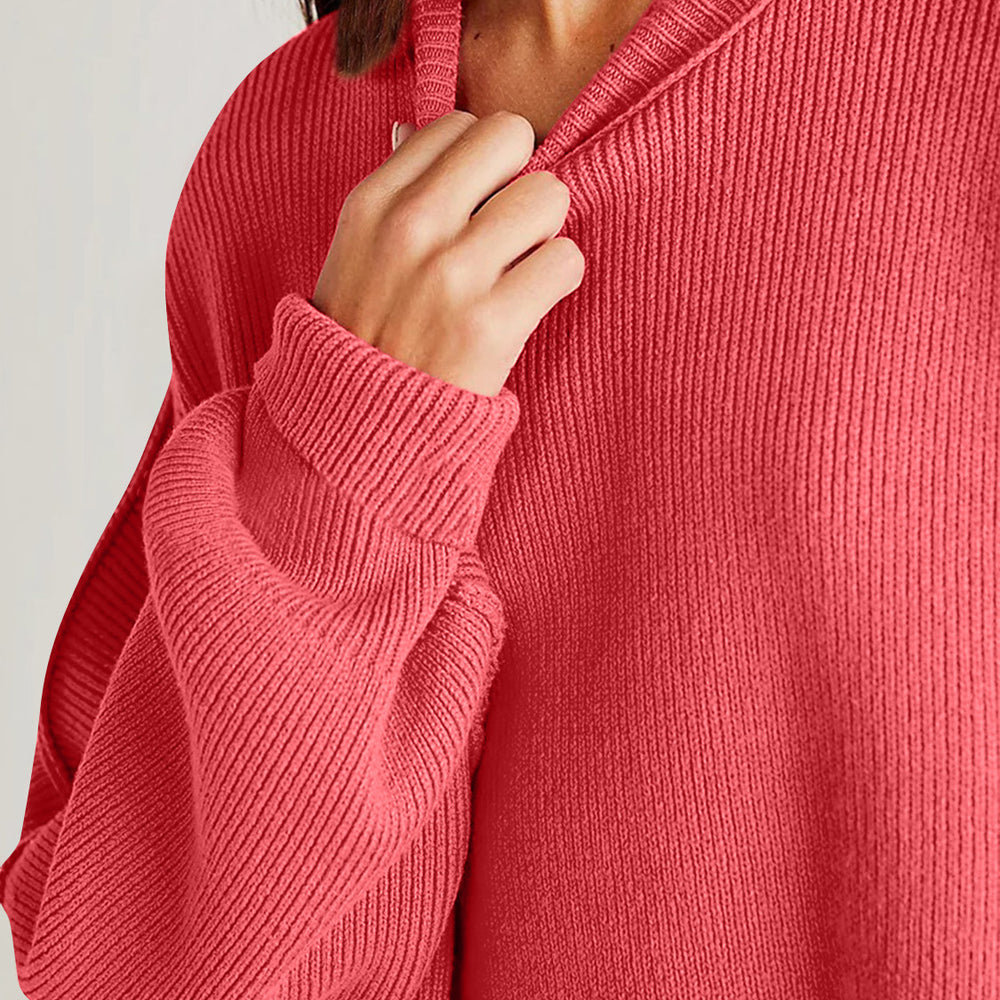 
                      
                        Side Slit Round Neck Long Sleeve Sweater
                      
                    