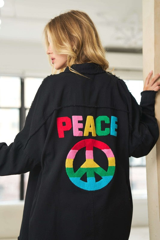 
                      
                        Leela Multi Peace Shacket
                      
                    