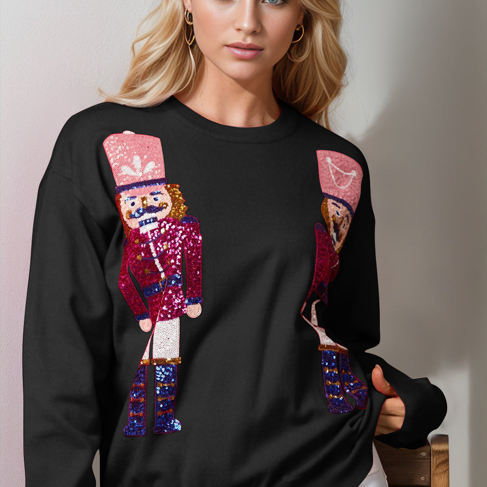 
                      
                        Nutcracker Sequin Long Sleeve Sweater
                      
                    