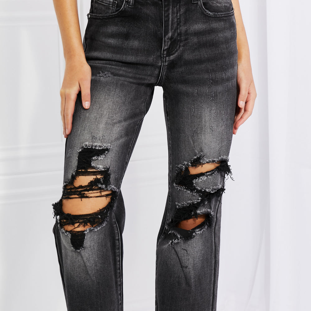 
                      
                        RISEN Lois Distressed Loose Fit Jeans
                      
                    