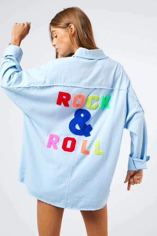 
                      
                        Loralie Multi Rock & Roll Shacket
                      
                    