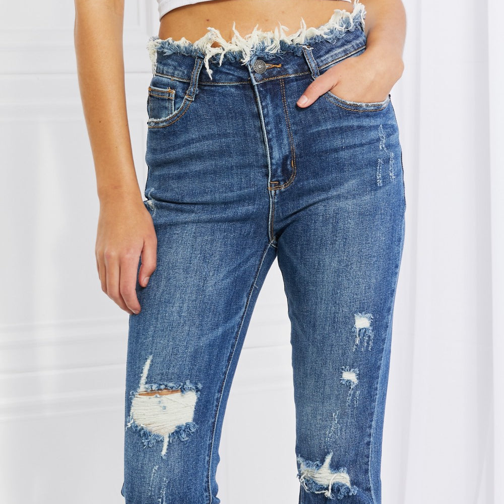 
                      
                        RISEN Undone Chic Straight Leg Jeans
                      
                    