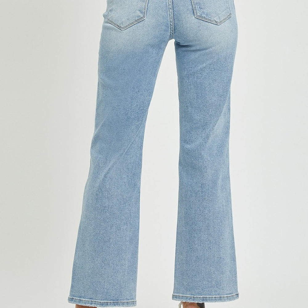 RISEN High Rise Straight Jeans