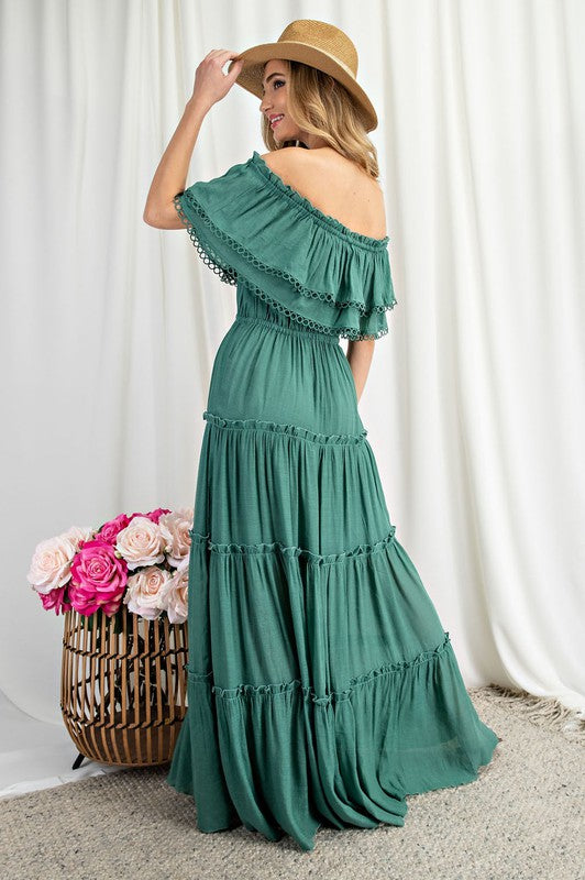 
                      
                        Sicilie Off The Shoulder Maxi Dress
                      
                    