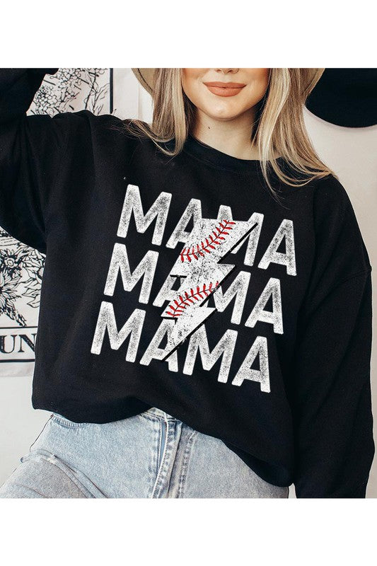 
                      
                        Mama Lightening Baseball Sweatshirt
                      
                    