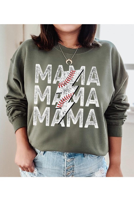 
                      
                        Mama Lightening Baseball Sweatshirt
                      
                    