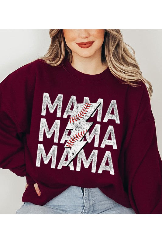 
                      
                        Mama Lightening Baseball Sweatshirt
                      
                    