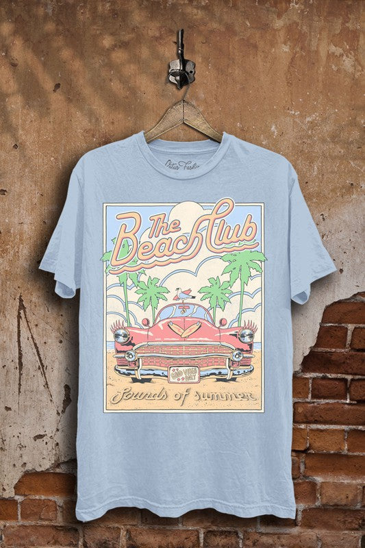 Load image into Gallery viewer, The Beach Club Car Graphic Top
