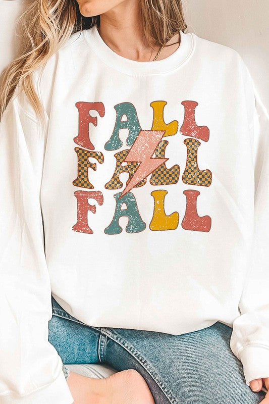 
                      
                        PLAID FALL LIGHTNING GRAPHIC SWEATSHIRT
                      
                    