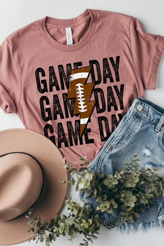 
                      
                        Gameday lightening football tshirt
                      
                    