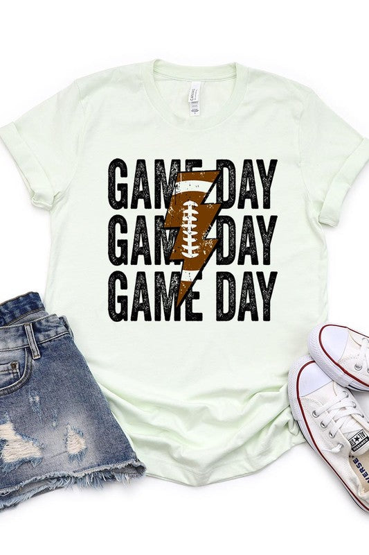 
                      
                        Gameday lightening football tshirt
                      
                    