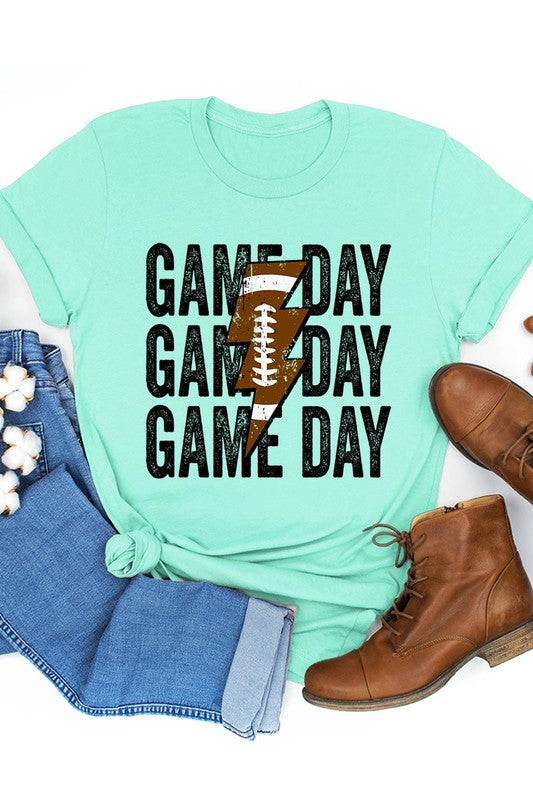 
                      
                        Gameday lightening football tshirt
                      
                    