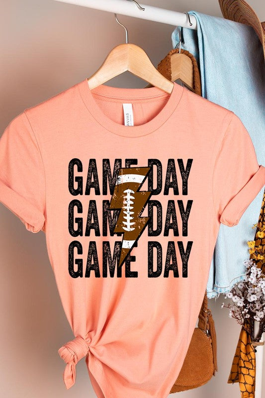 
                      
                        Gameday lightening football tshirt
                      
                    