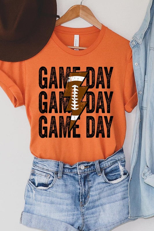 
                      
                        Gameday lightening football tshirt
                      
                    