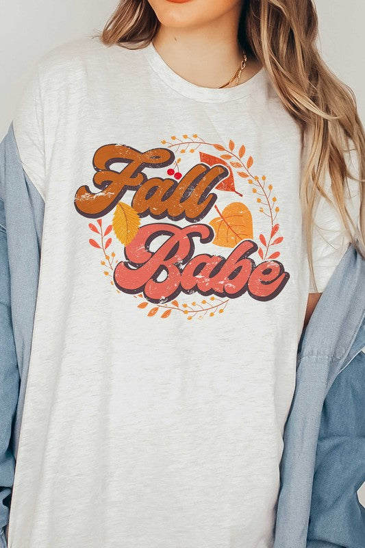 
                      
                        FALL BABE GRAPHIC TEE
                      
                    