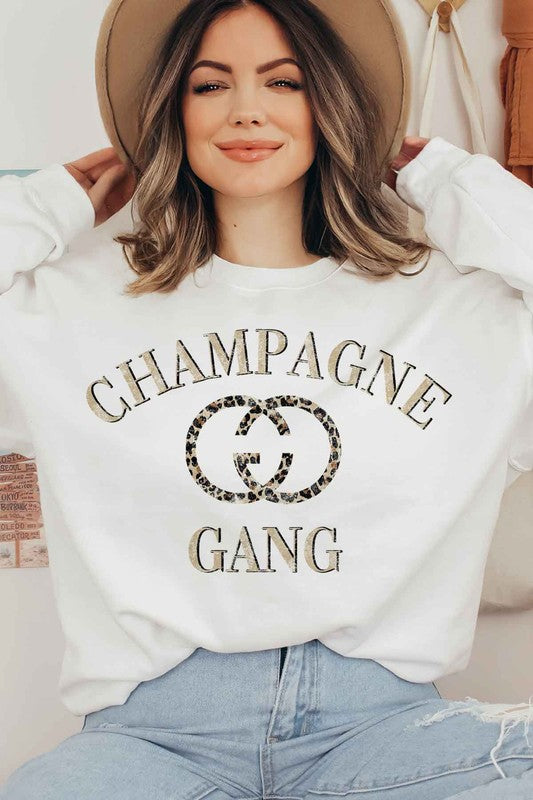 CHAMPAGNE GANG PLUS SIZE SWEATSHIRT