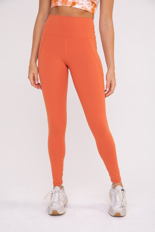 
                      
                        Tapered Band Essential Solid Highwaist Leggings
                      
                    