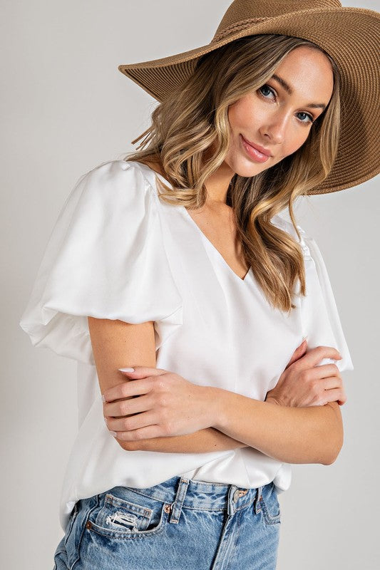 
                      
                        Vanessa Puff Sleeve Top
                      
                    