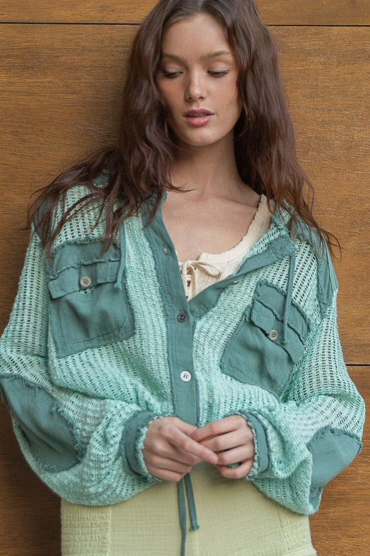 Opal Button Down Top