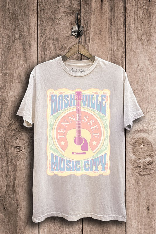 
                      
                        Nashville Music City Graphic Top
                      
                    