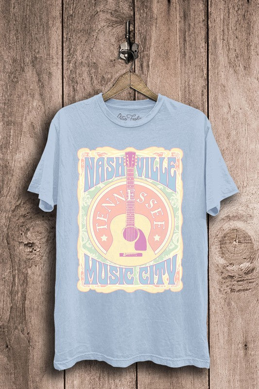 
                      
                        Nashville Music City Graphic Top
                      
                    