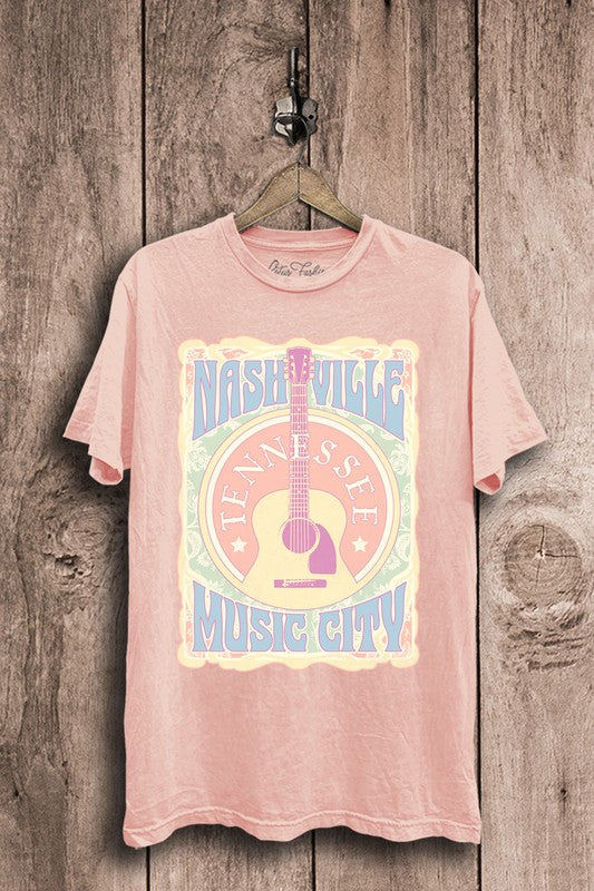 
                      
                        Nashville Music City Graphic Top
                      
                    