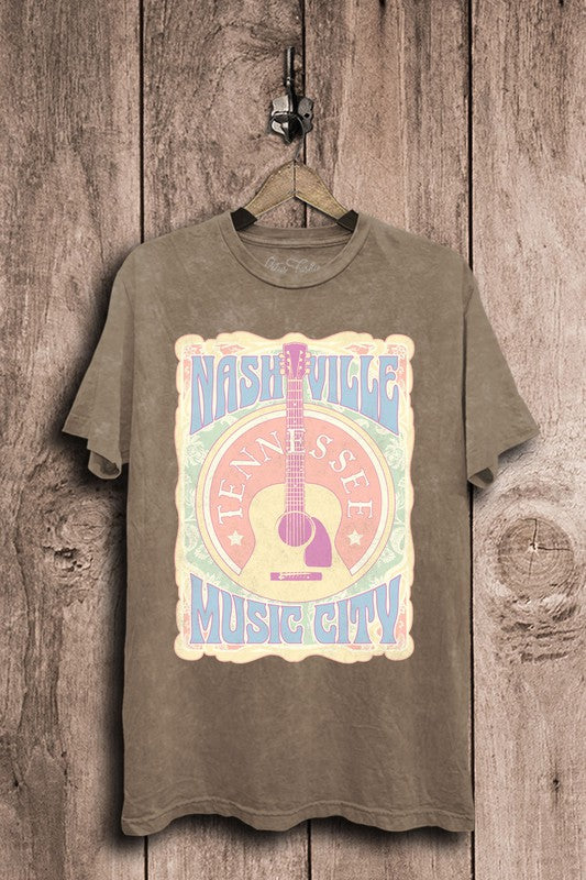 
                      
                        Nashville Music City Graphic Top
                      
                    