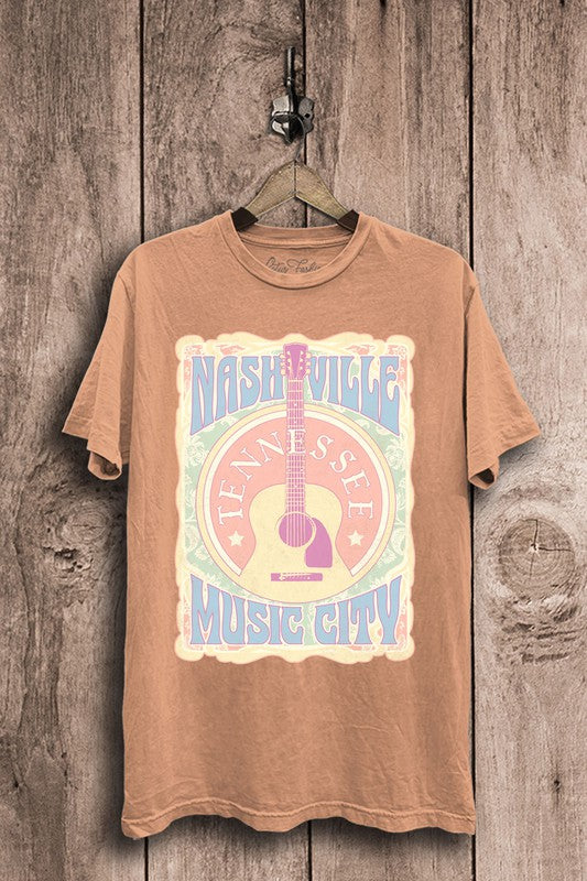 
                      
                        Nashville Music City Graphic Top
                      
                    