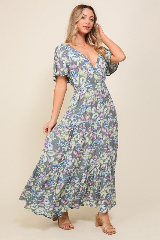 
                      
                        Heather Floral Maxi Dress
                      
                    