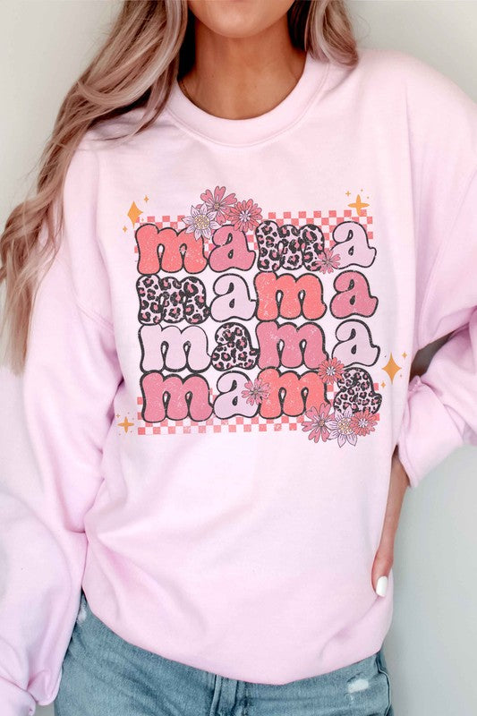 
                      
                        LEOPARD FLORAL MAMA GRAPHIC SWEATSHIRT
                      
                    