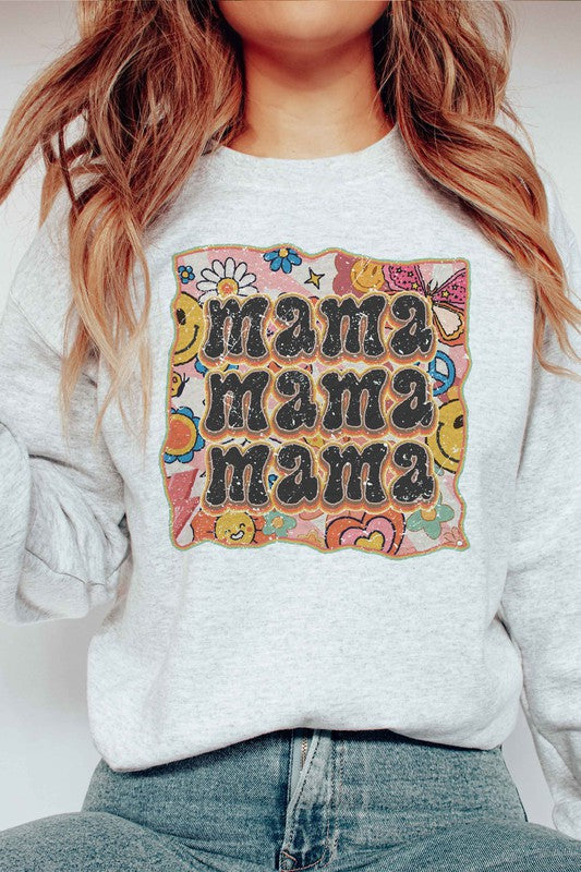 RETRO MAMA GRAPHIC SWEATSHIRT