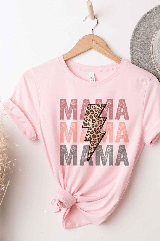 
                      
                        LEOPARD LIGHTNING MAMA GRAPHIC TEE
                      
                    