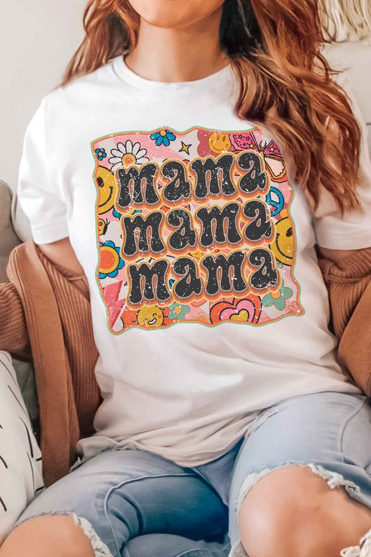 RETRO MAMA REPEAT GRAPHIC TEE