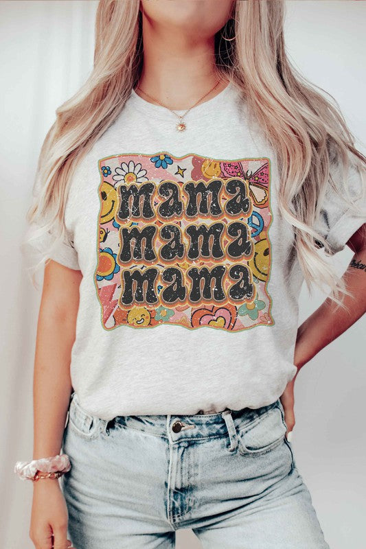 
                      
                        RETRO MAMA REPEAT GRAPHIC TEE
                      
                    