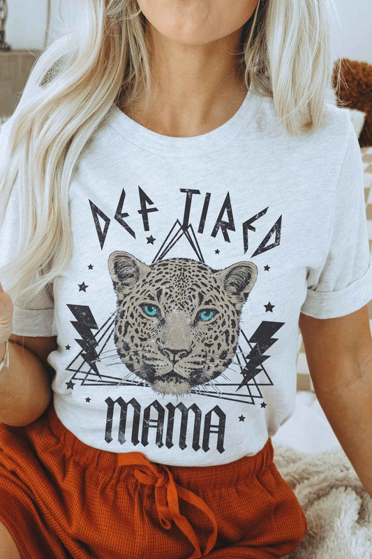 
                      
                        DEF TIRED MAMA LEOPARD GRAPHIC TEE
                      
                    