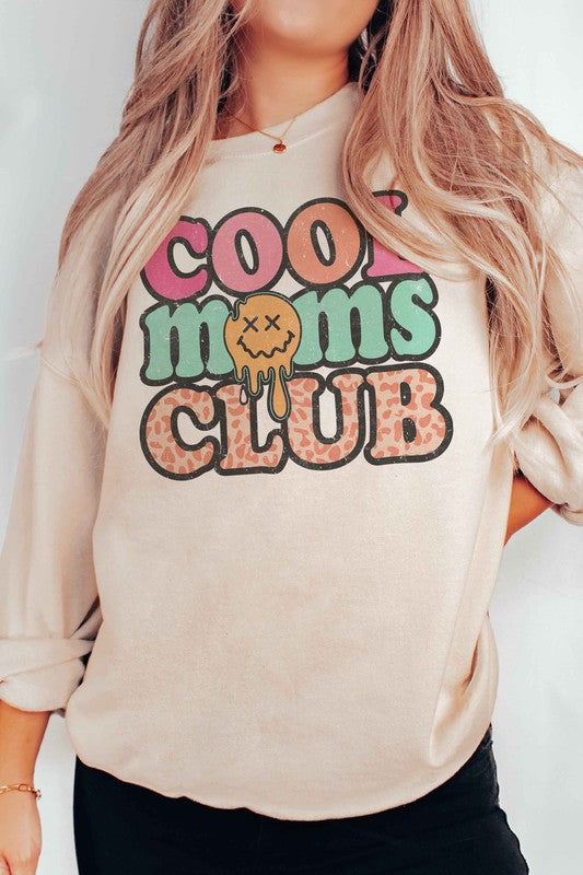 
                      
                        COOL MOMS CLUB GRAPHIC SWEATSHIRT
                      
                    