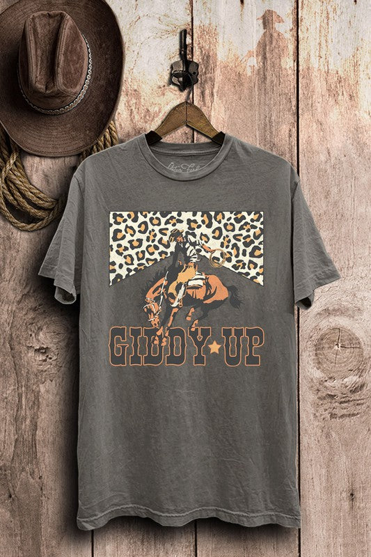 
                      
                        Giddy Up Graphic Top
                      
                    