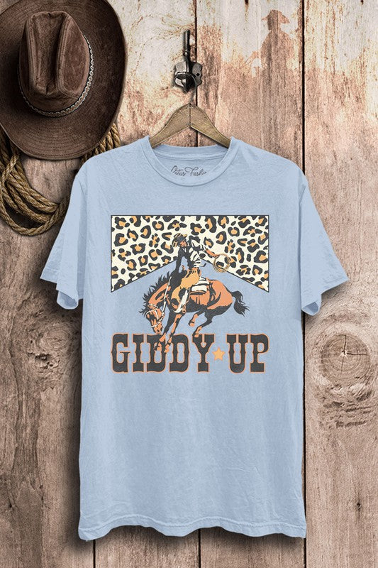 
                      
                        Giddy Up Graphic Top
                      
                    