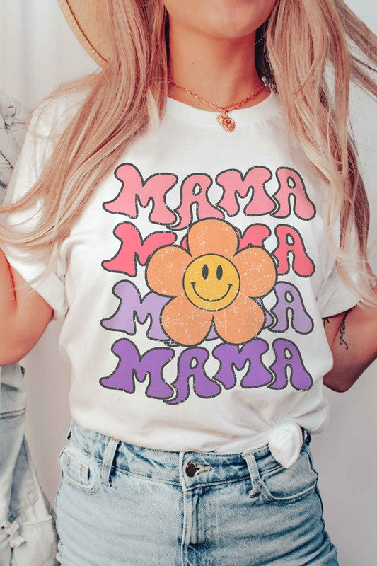 DAISY MAMA REPEAT GRAPHIC TEE