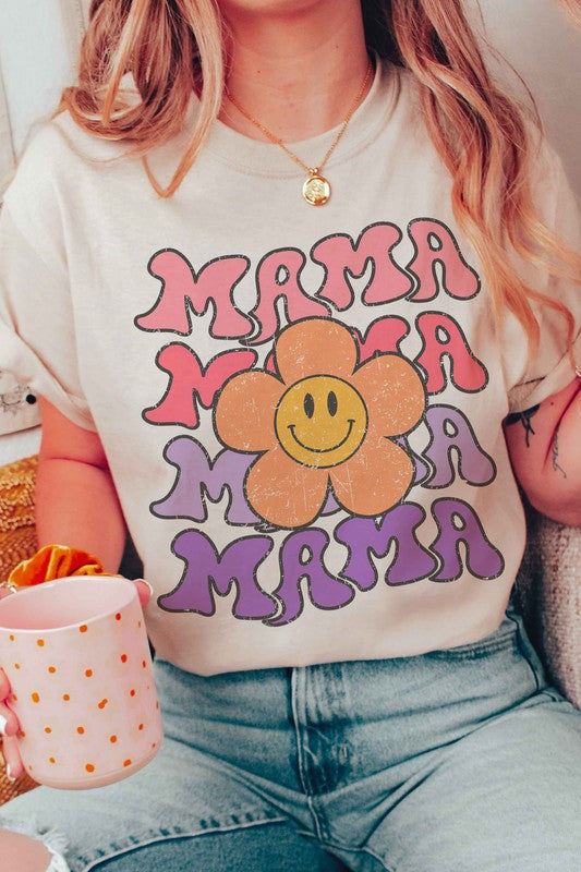 DAISY MAMA REPEAT GRAPHIC TEE