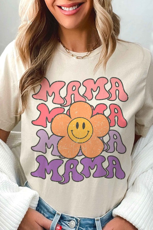 
                      
                        DAISY MAMA REPEAT GRAPHIC TEE
                      
                    