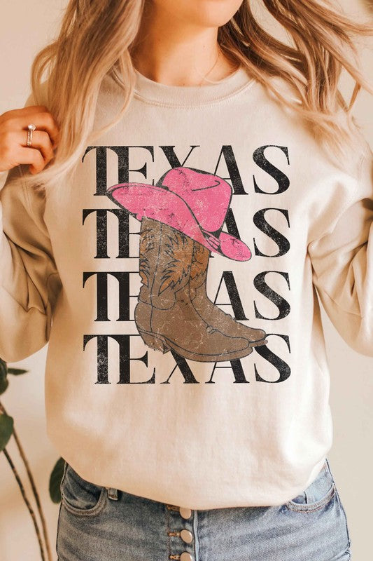 
                      
                        TEXAS GRAPHIC SWEATSHIRT
                      
                    