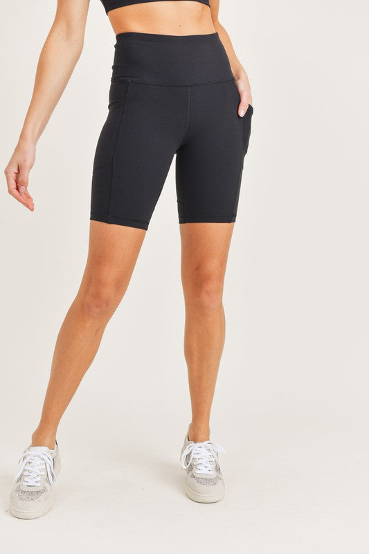 Kendra TACTEL-Lycra High-Impact Biker Shorts
