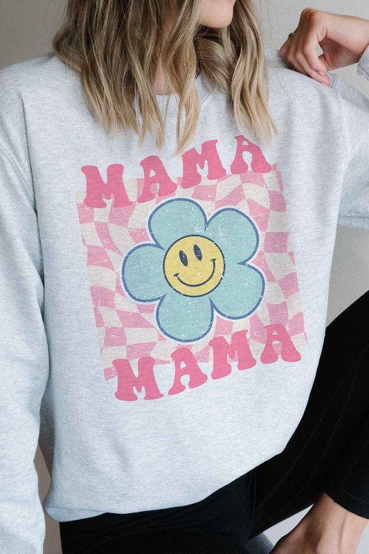 RETRO DAISY MAMA GRAPHIC SWEATSHIRT