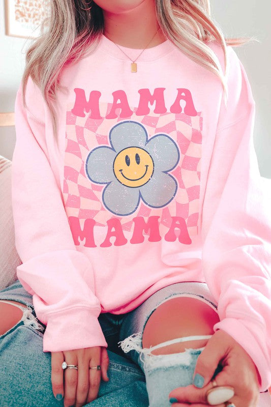 
                      
                        RETRO DAISY MAMA GRAPHIC SWEATSHIRT
                      
                    