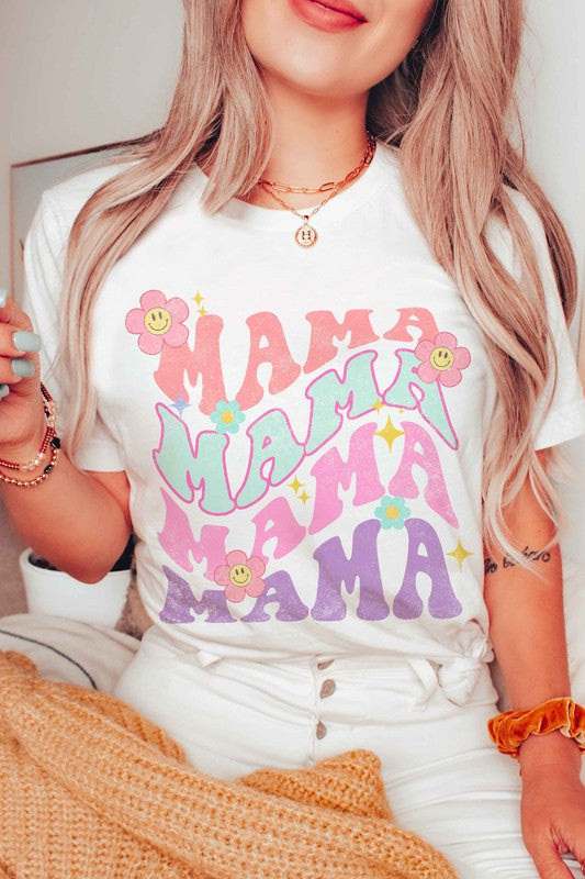 DAISY MAMA REPEAT GRAPHIC TEE