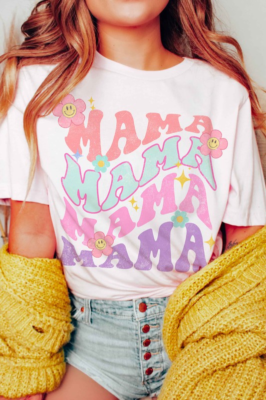 
                      
                        DAISY MAMA REPEAT GRAPHIC TEE
                      
                    