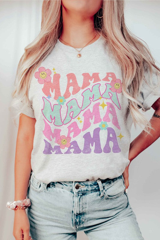 
                      
                        DAISY MAMA REPEAT GRAPHIC TEE
                      
                    